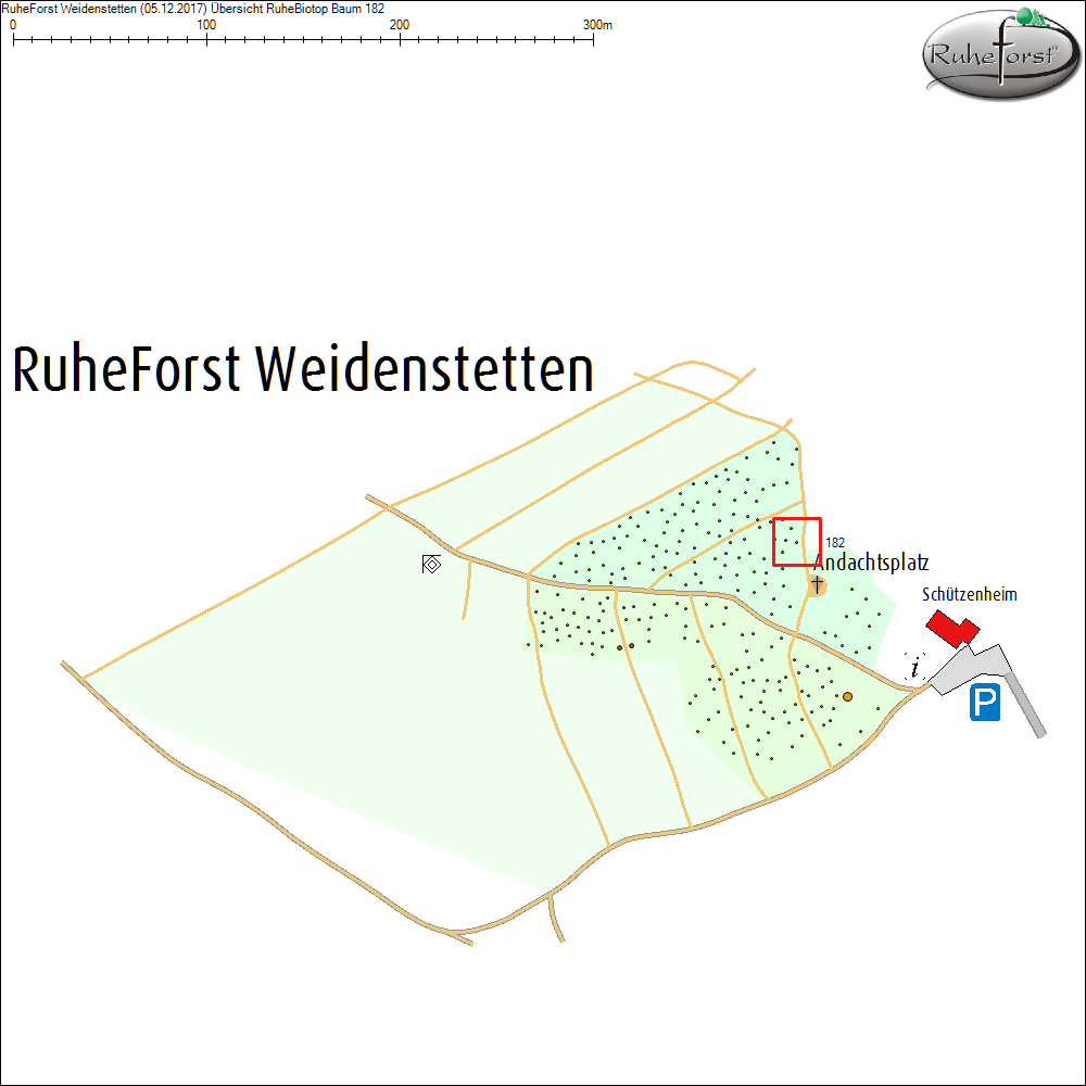 &Uuml;bersichtskarte zu Baum 182